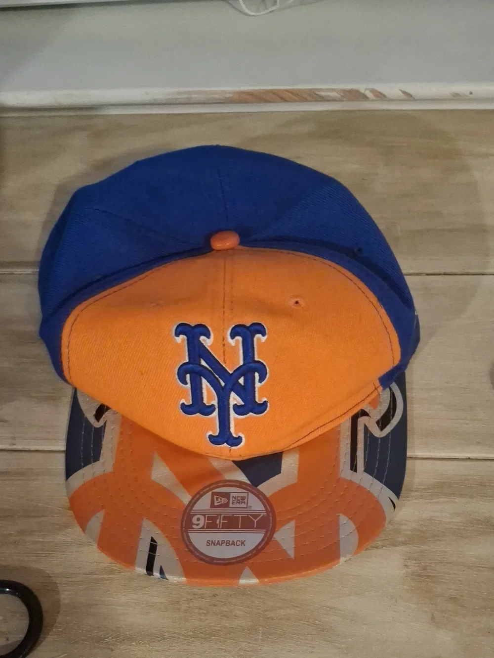 New Era New York Mets Orange & Blue Snapback Hat